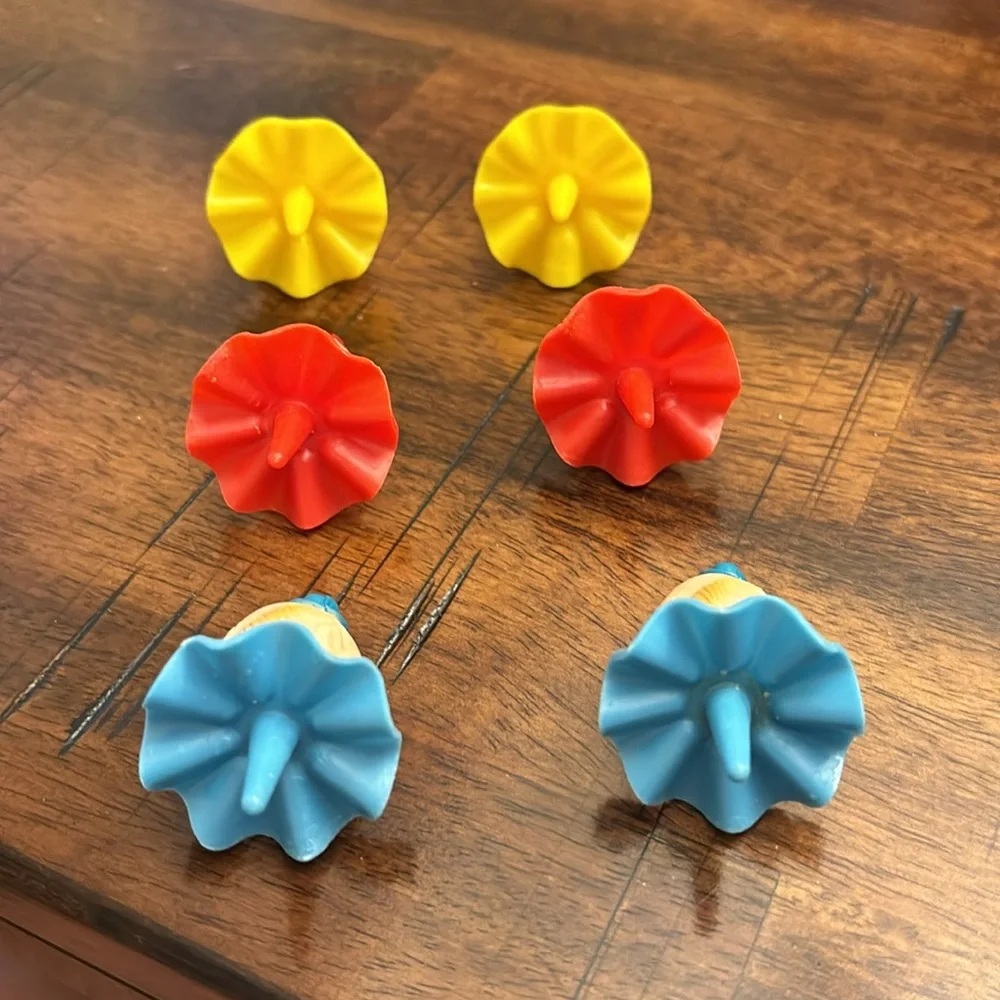 6 Wilton’s Vintage clown cake toppers